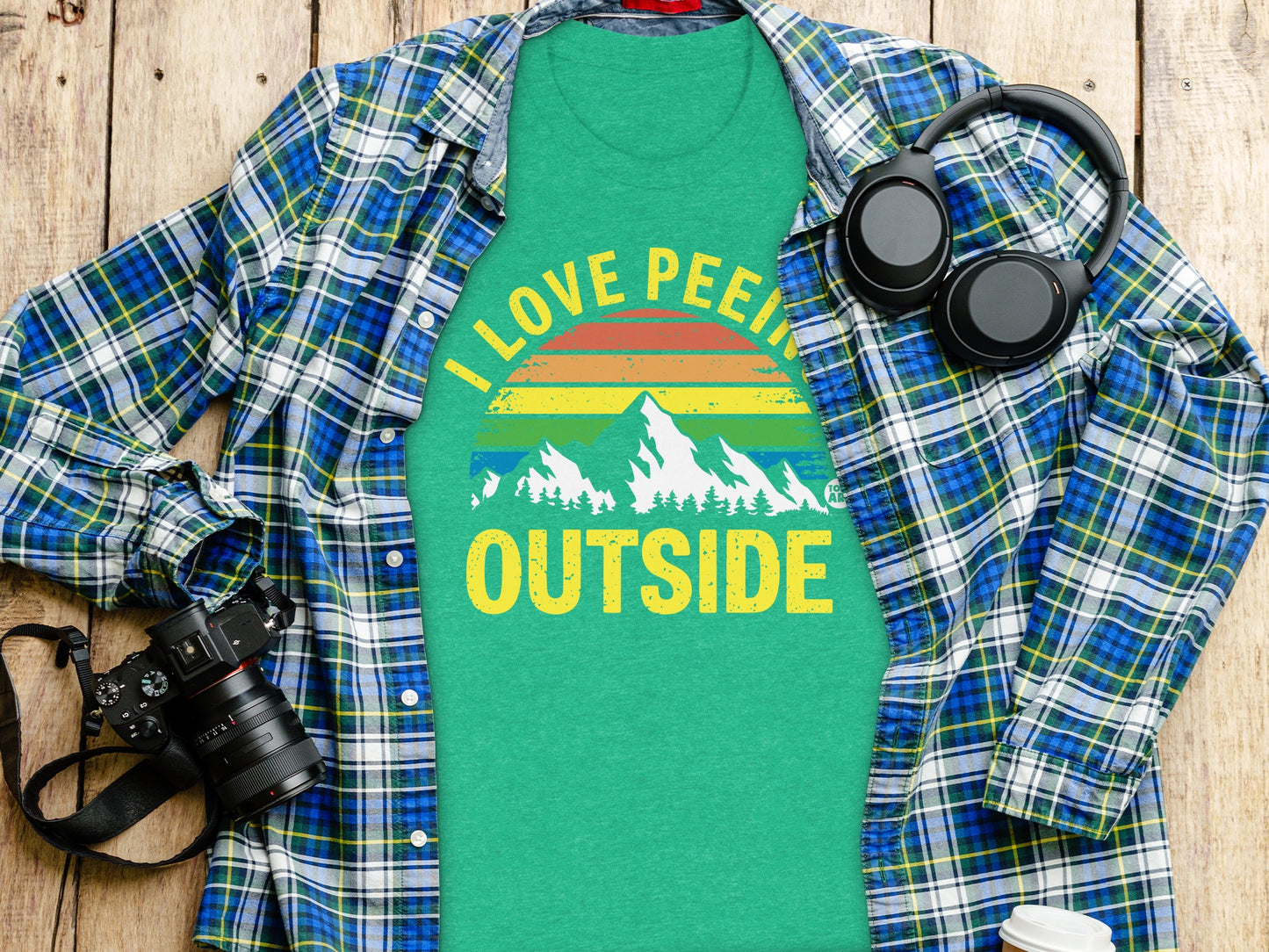 I Love Peeing Outside Fun Camping Adventure Shirt product type