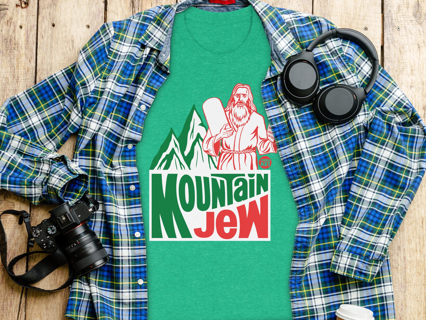 Creative Mountain Jew Graphic Printed Shirt product