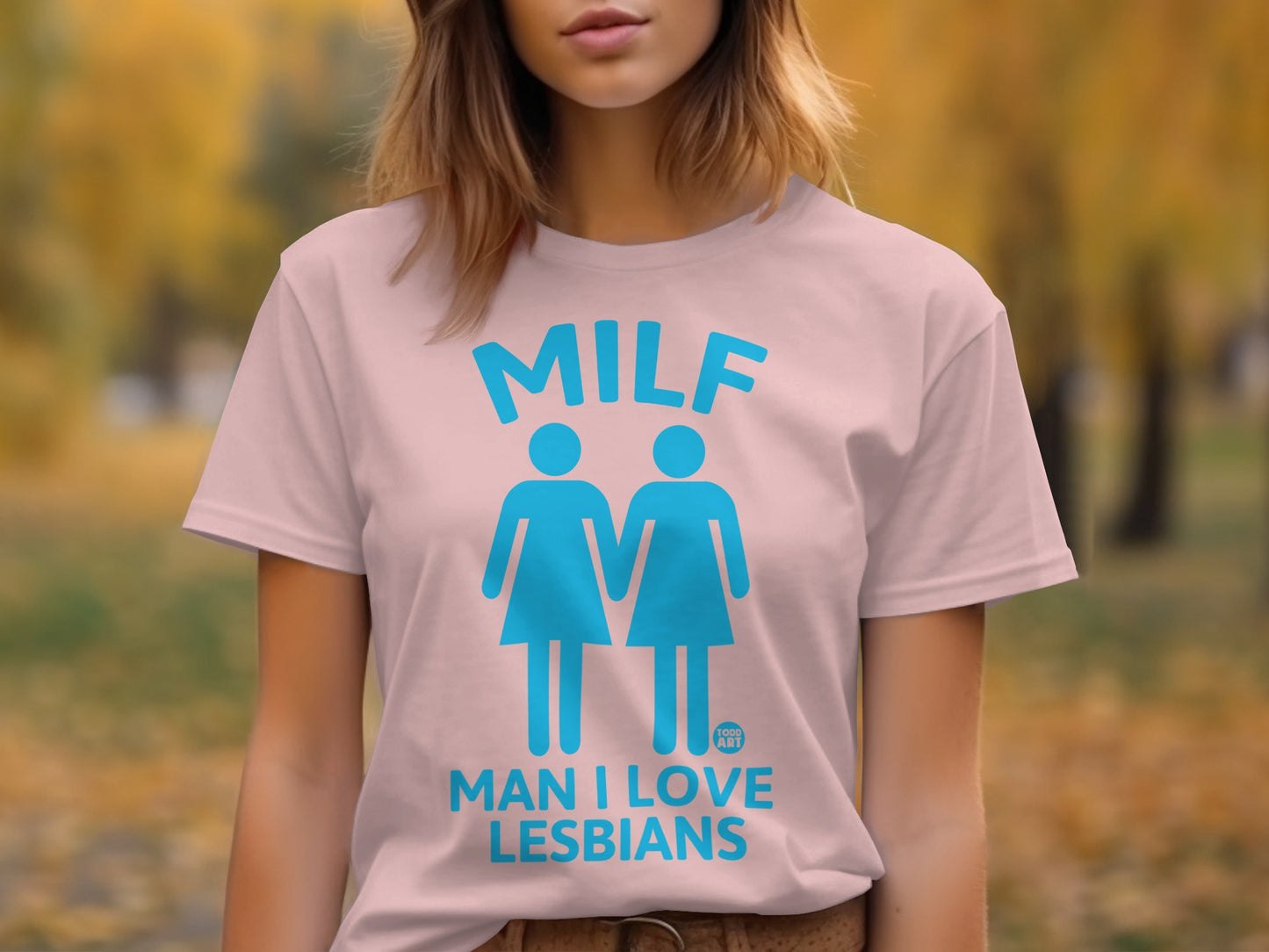 MILF Man I Love Lesbians Graphic Tee Shirt product