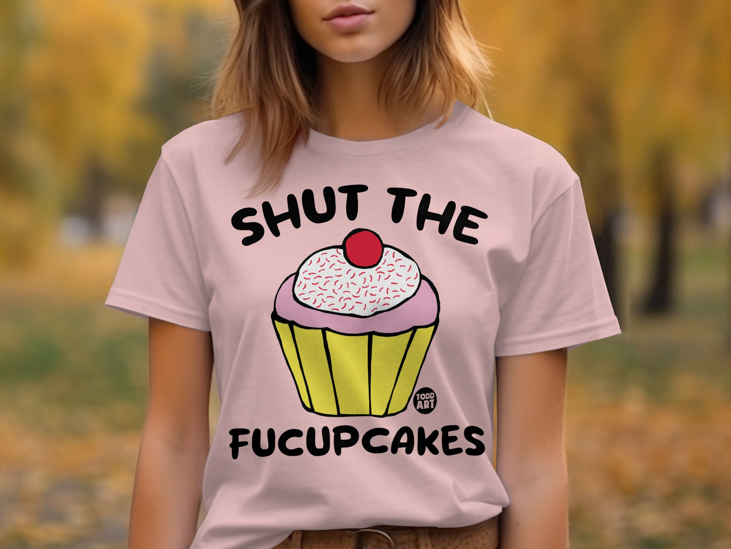 Shut The Fucupcakes Graphic Tee Shirt product type