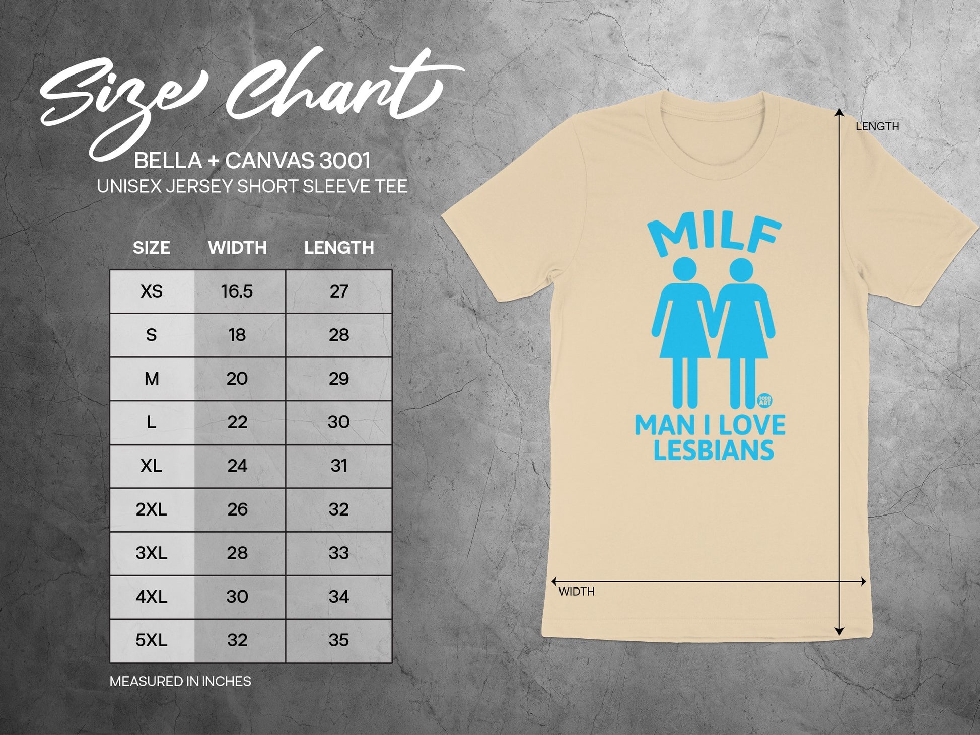 MILF Man I Love Lesbians Unisex Short Sleeve Tee product