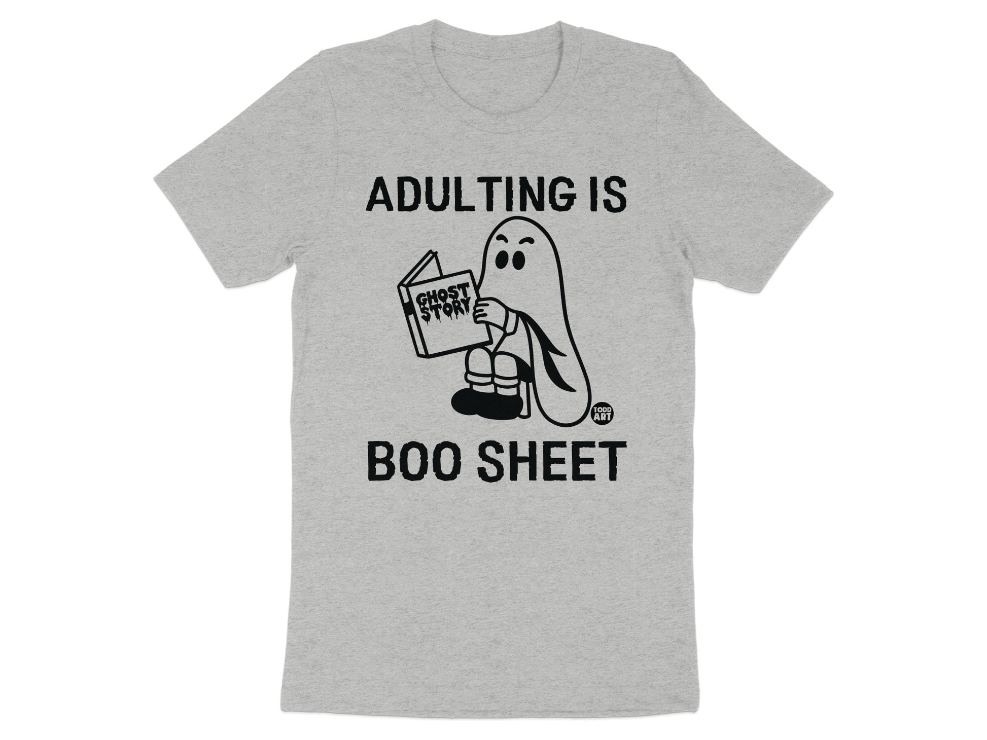 Adulting Is Boo Sheet Graphic T-Shirt product