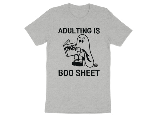 Adulting Is Boo Sheet Graphic T-Shirt product