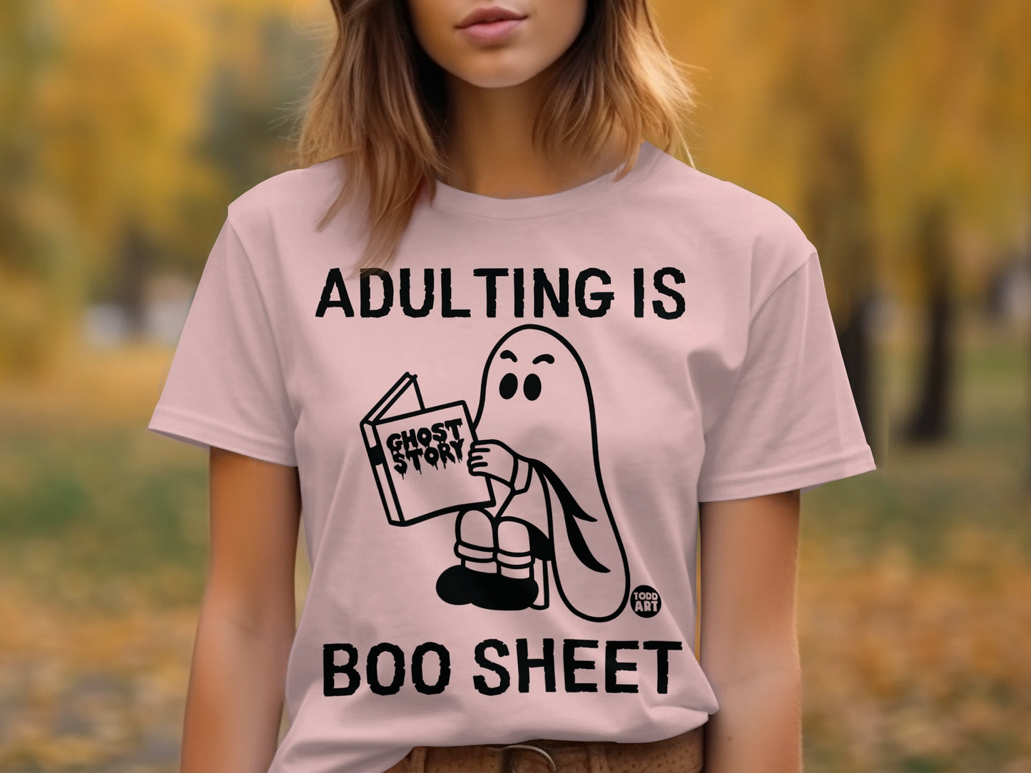 Adulting Is Boo Sheet Ghost Story T-Shirt product