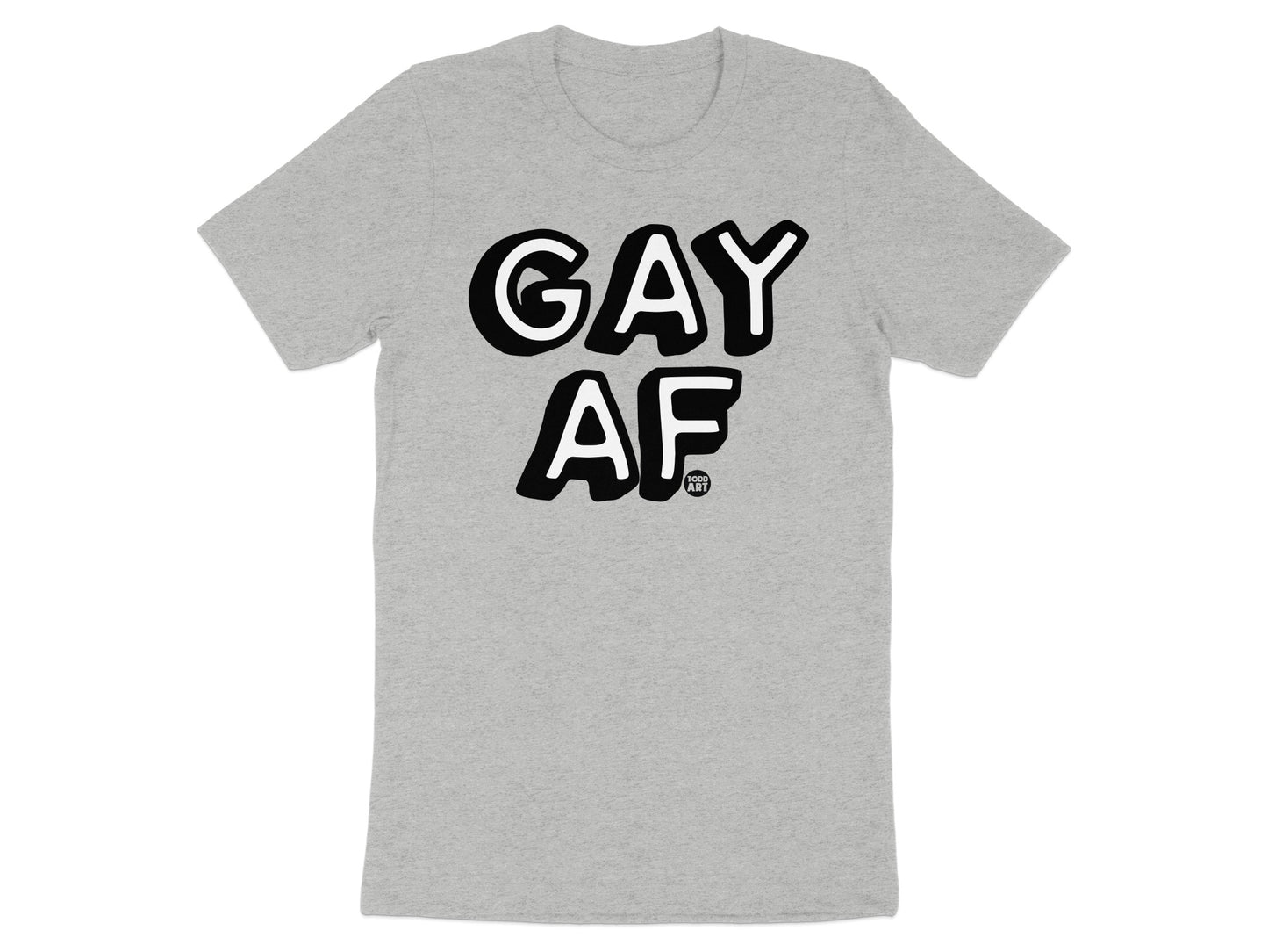 GAY AF Bold Statement Graphic Design Shirt product