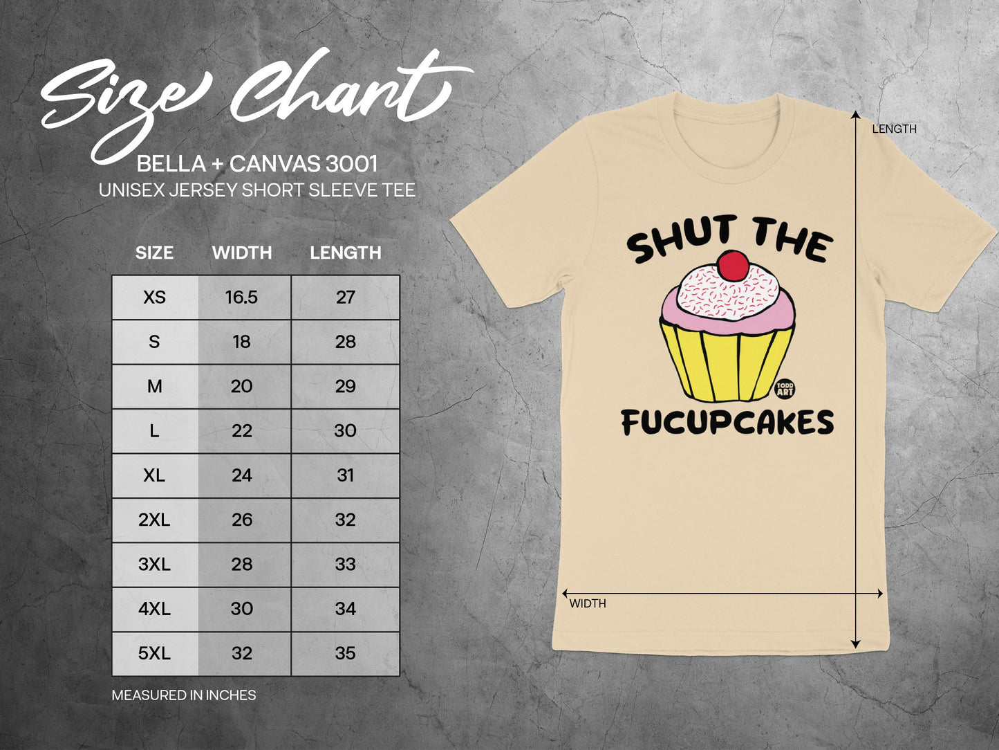 Shut The Fucupcakes Unisex Jersey Short Sleeve Tee product