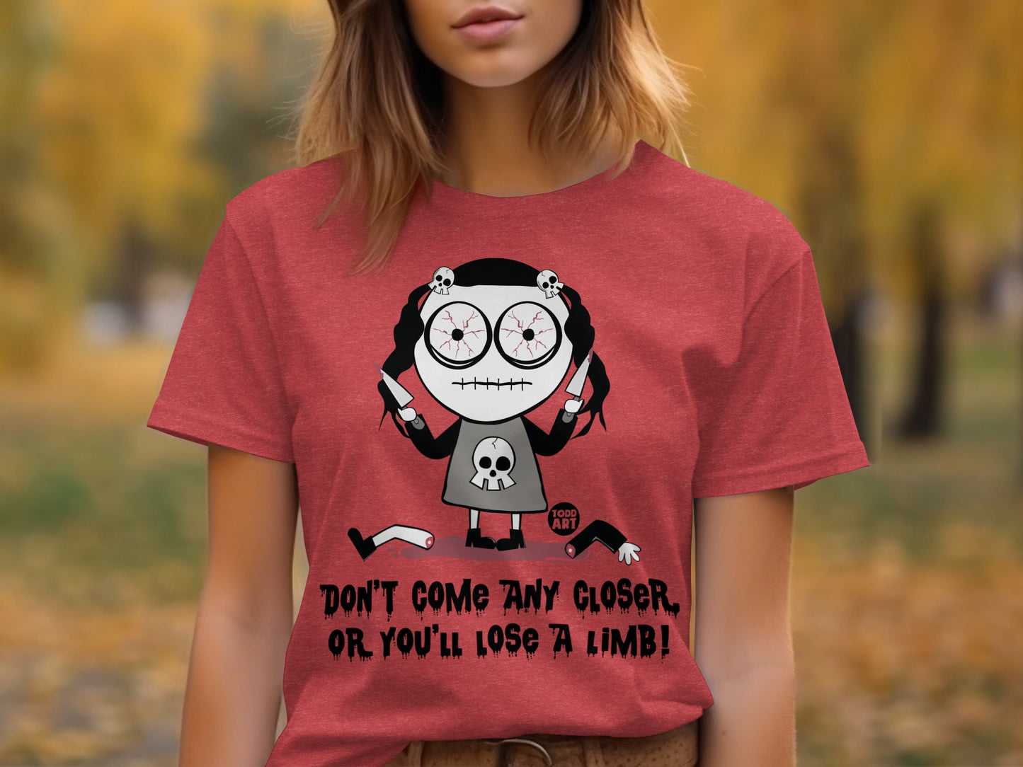 Don't Come Any Closer Novelty Graphic T-Shirt