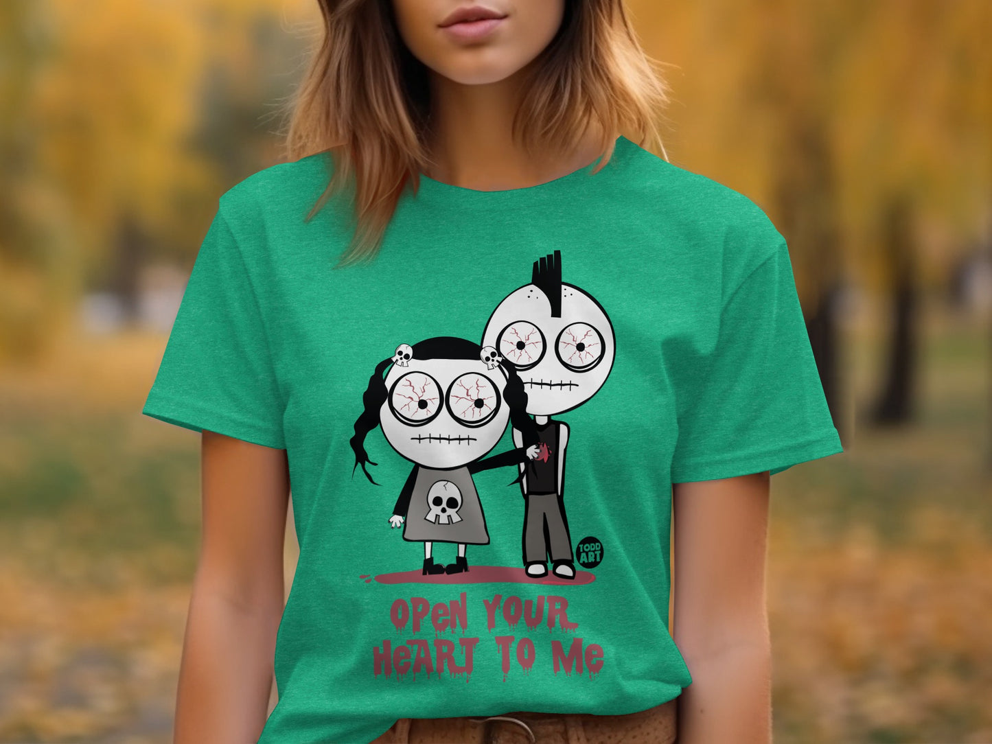 Open Your Heart To Me Graphic Tees and Apparel