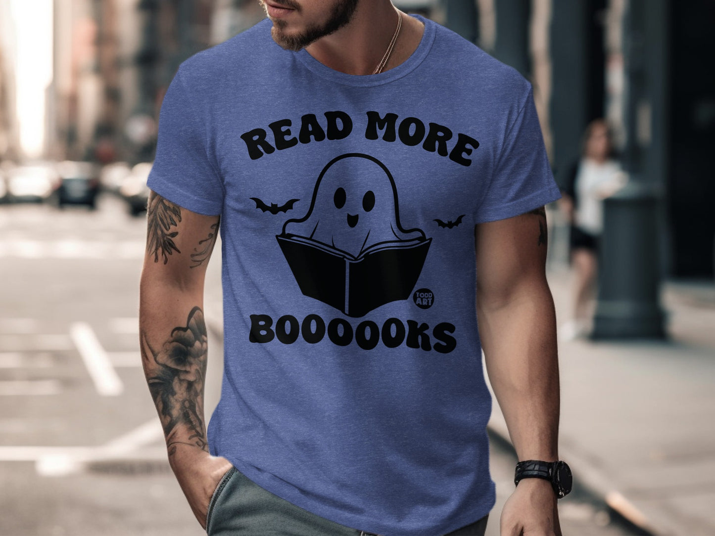 Read More Boooooks Ghost Theme Graphic Tee product