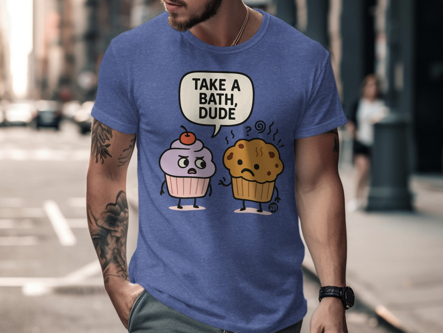 Take a Bath Dude Funny Graphic T-Shirt product