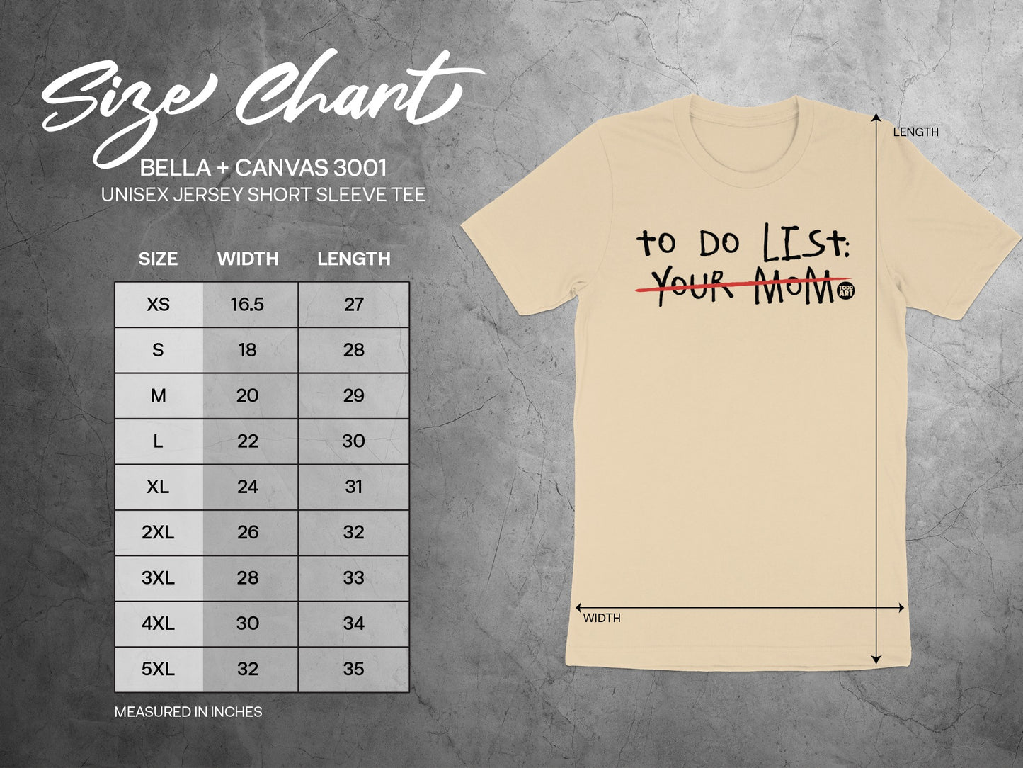 To Do List Your Mom Unisex Jersey Short Sleeve Tee product