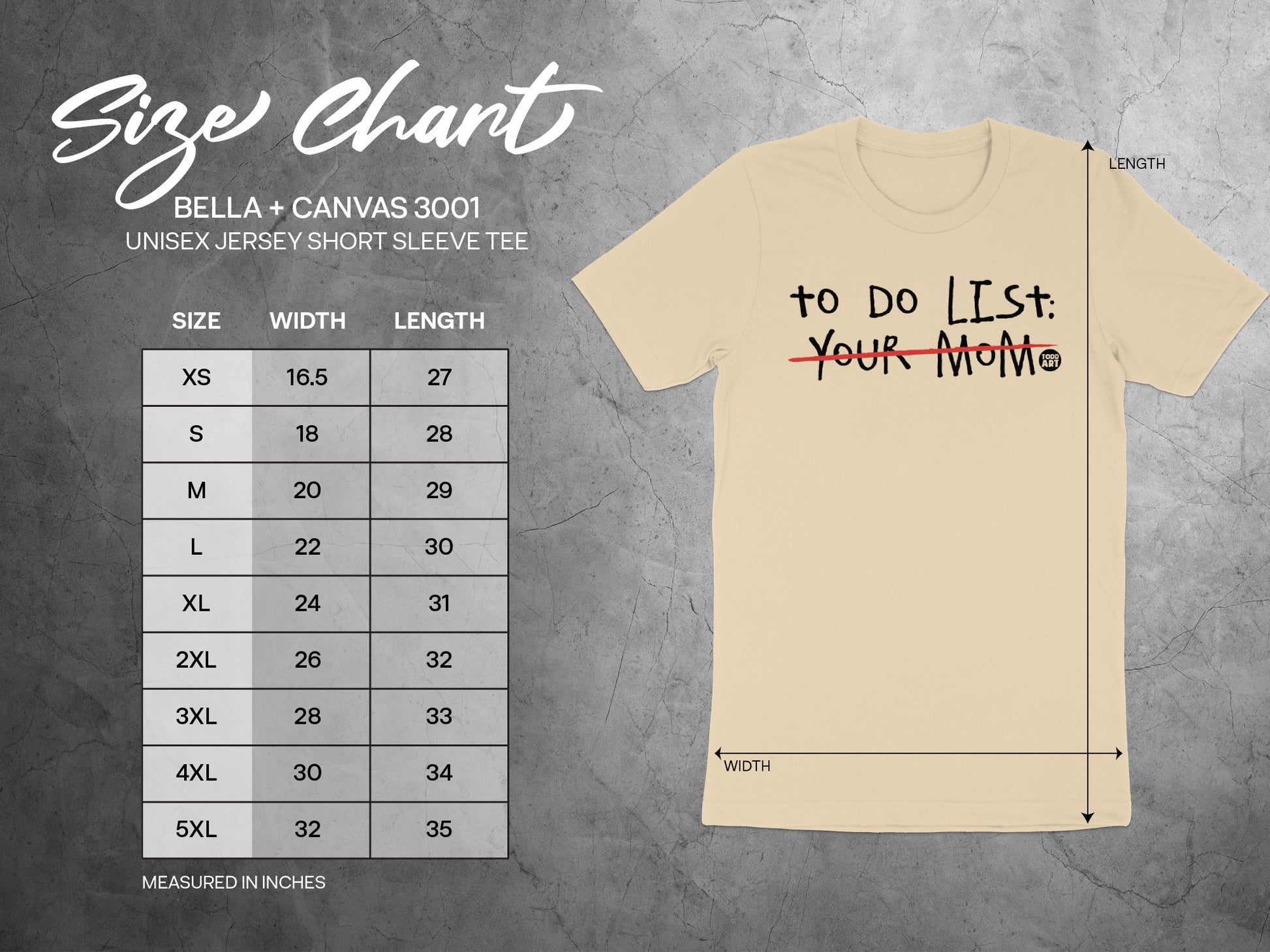 To Do List Your Mom Unisex Jersey Short Sleeve Tee product