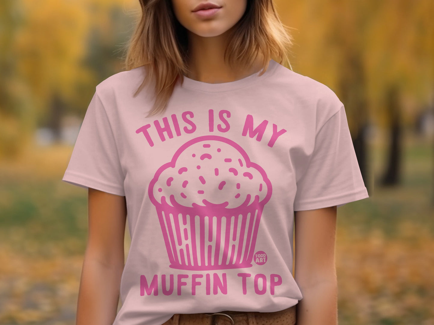 This Is My Muffin Top Funny Cupcake Graphic T-shirt product