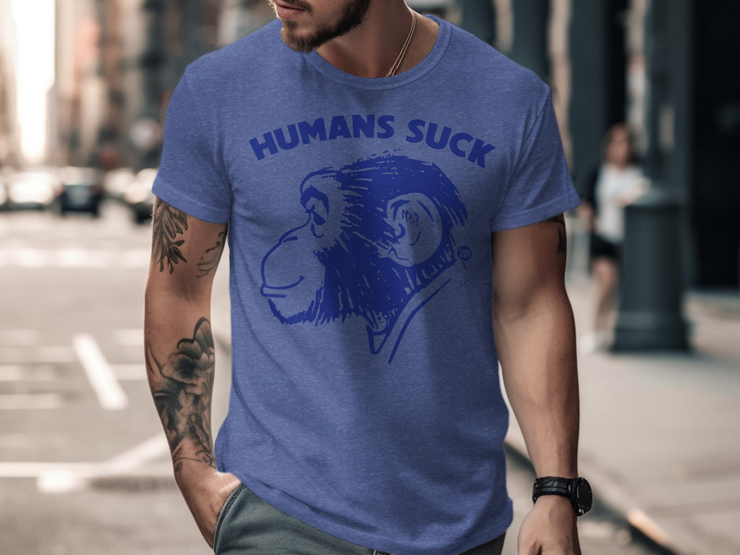 Humans Suck Funny Graphic Men's T-Shirt product
