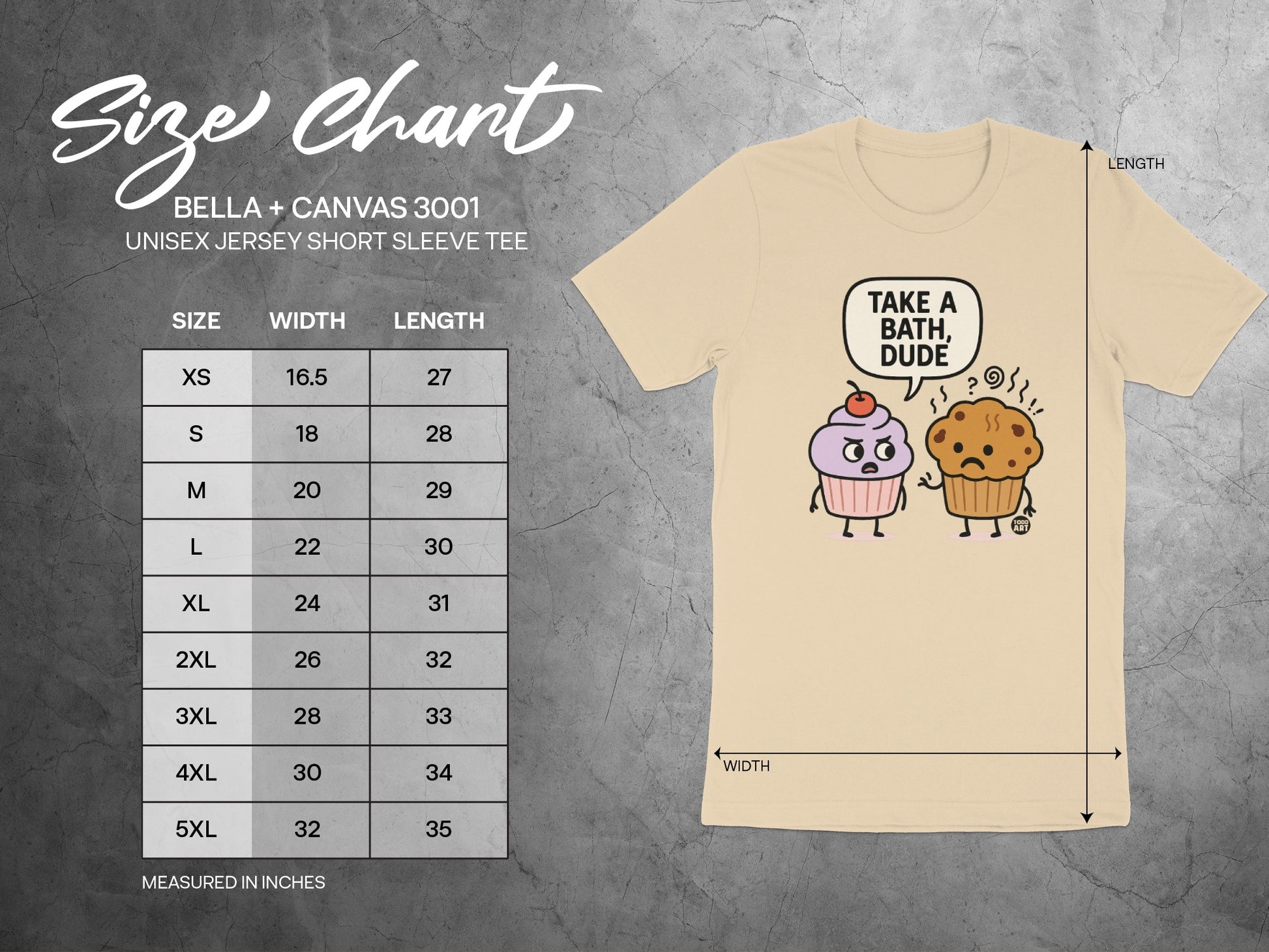 Funny Cupcake and Cookie Graphic Unisex T-Shirt product