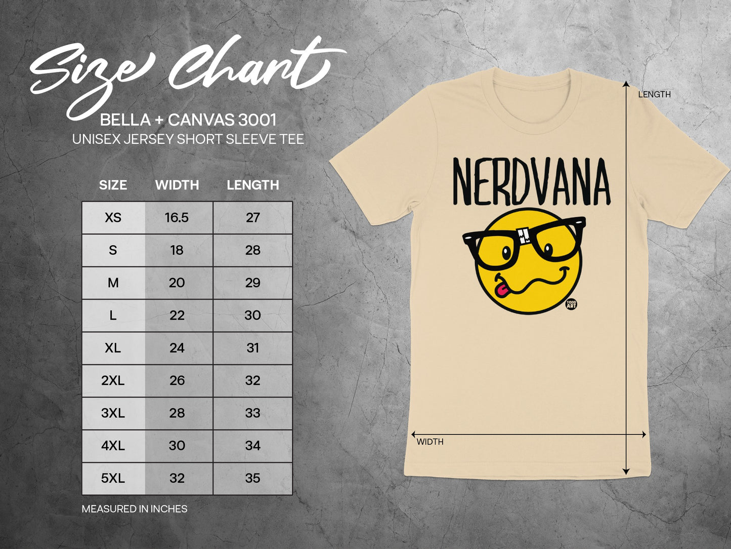 Nerdvana Graphic Unisex Jersey Short Sleeve Tee product