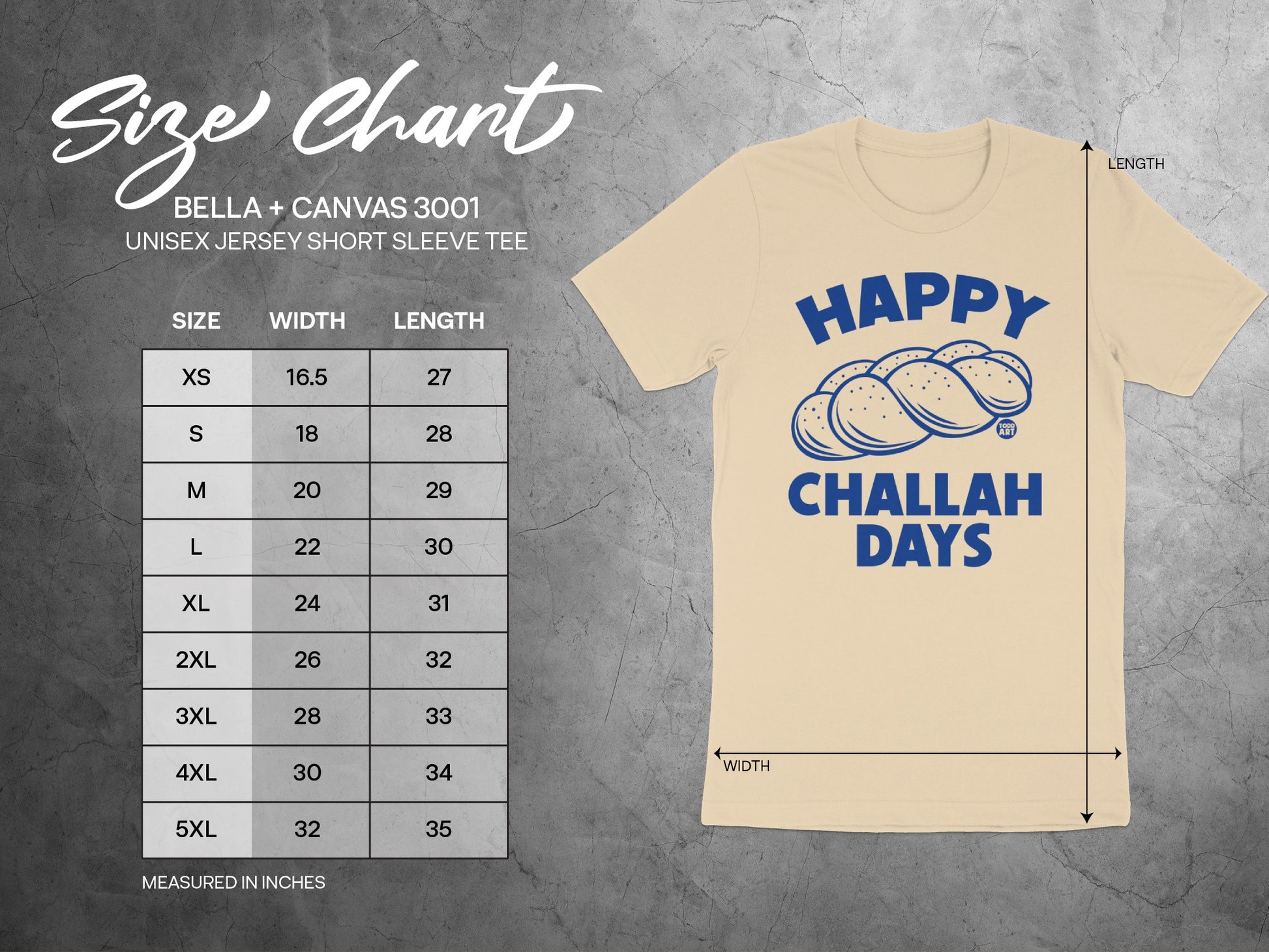 Happy Challah Days Unisex Jersey Short Sleeve Tee product