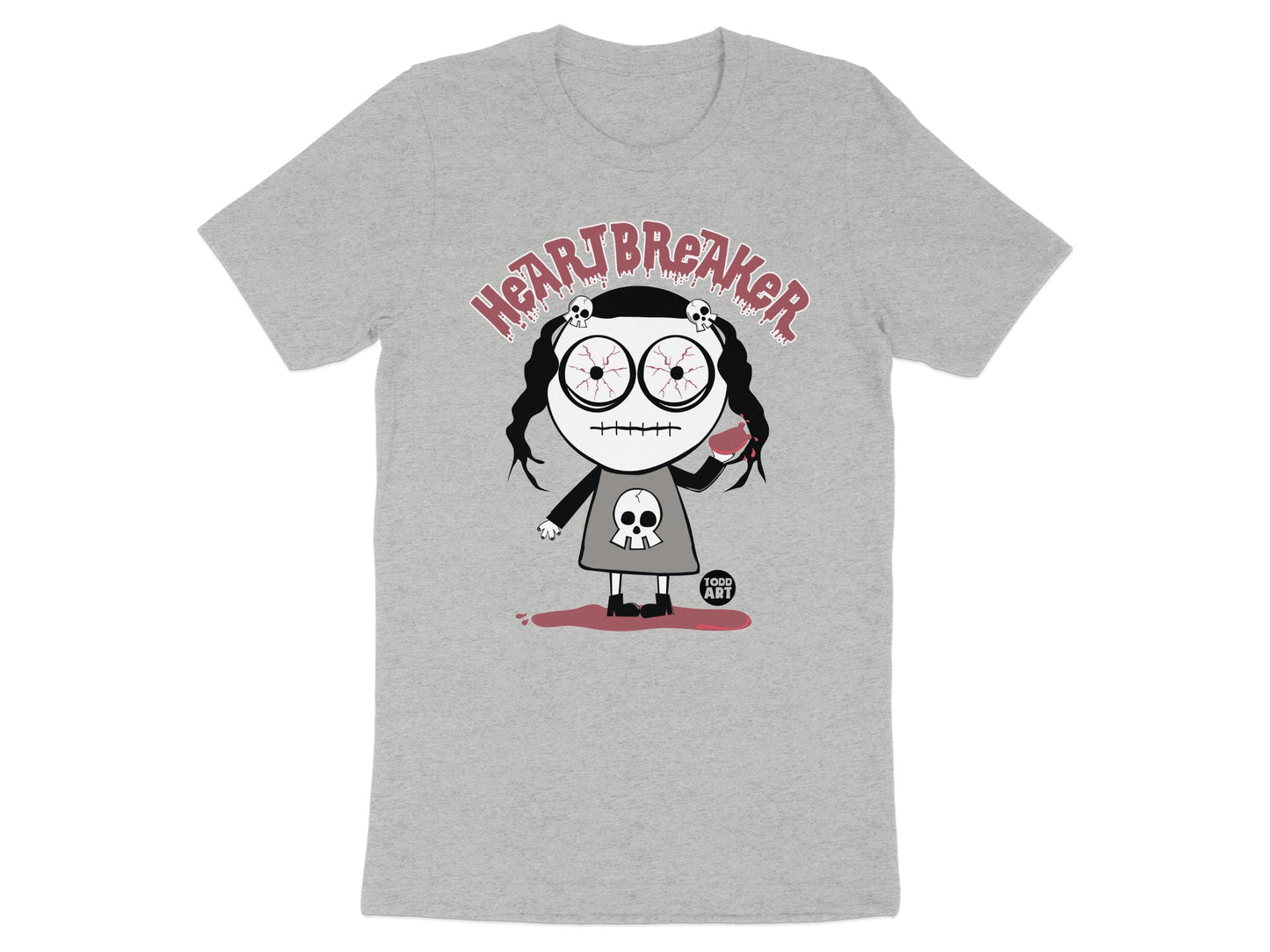 Heartbreaker Doll Design Graphic T-shirt Product