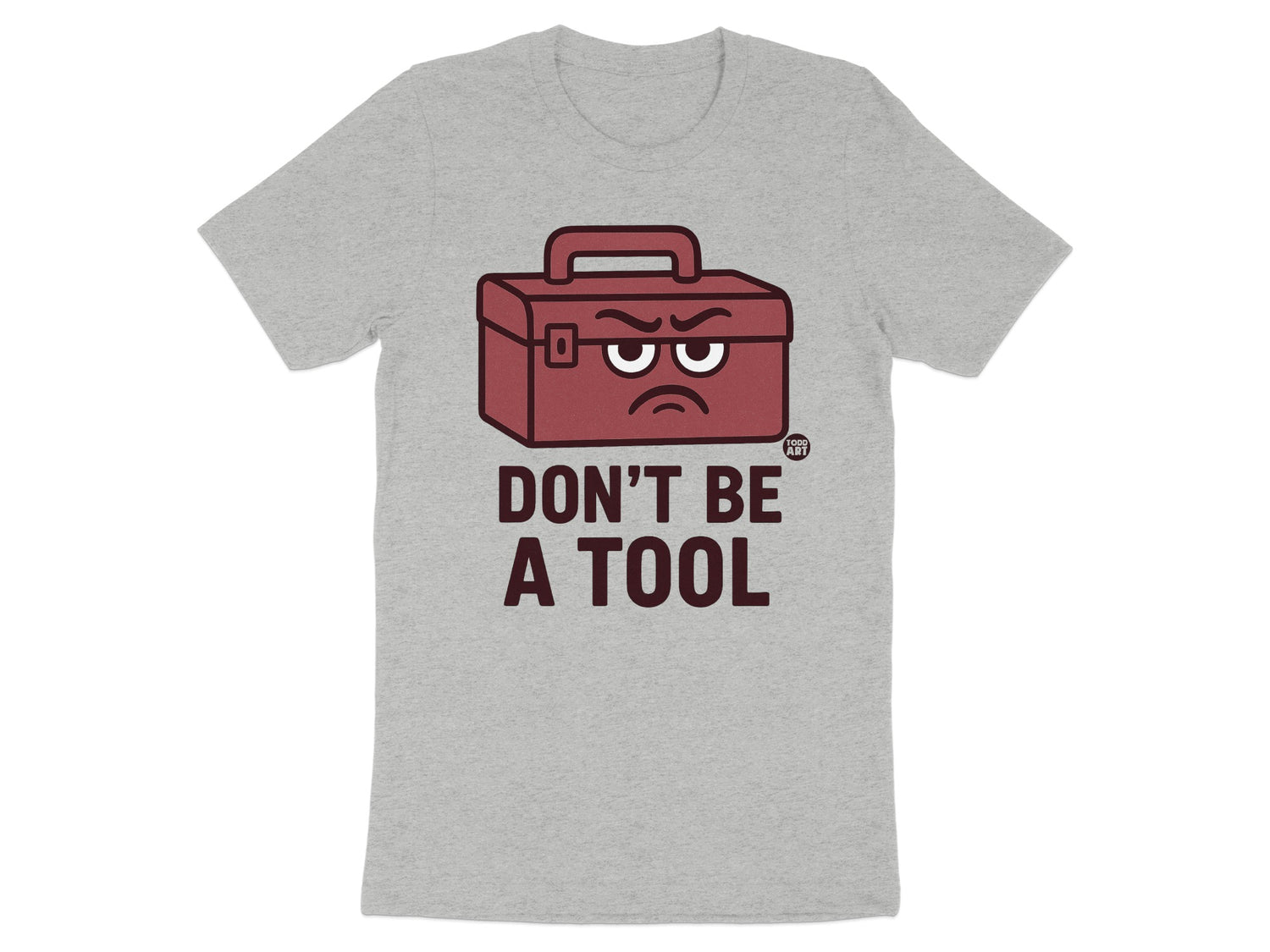 Don't Be A Tool Graphic Grey T-shirt product
