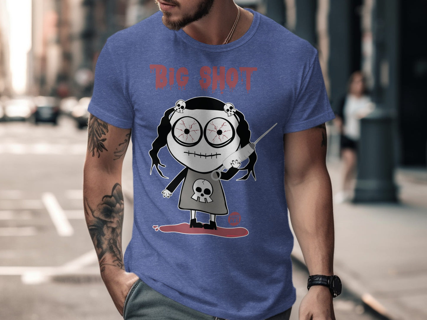 Big Shot Cute Cartoon Character Graphic Tee