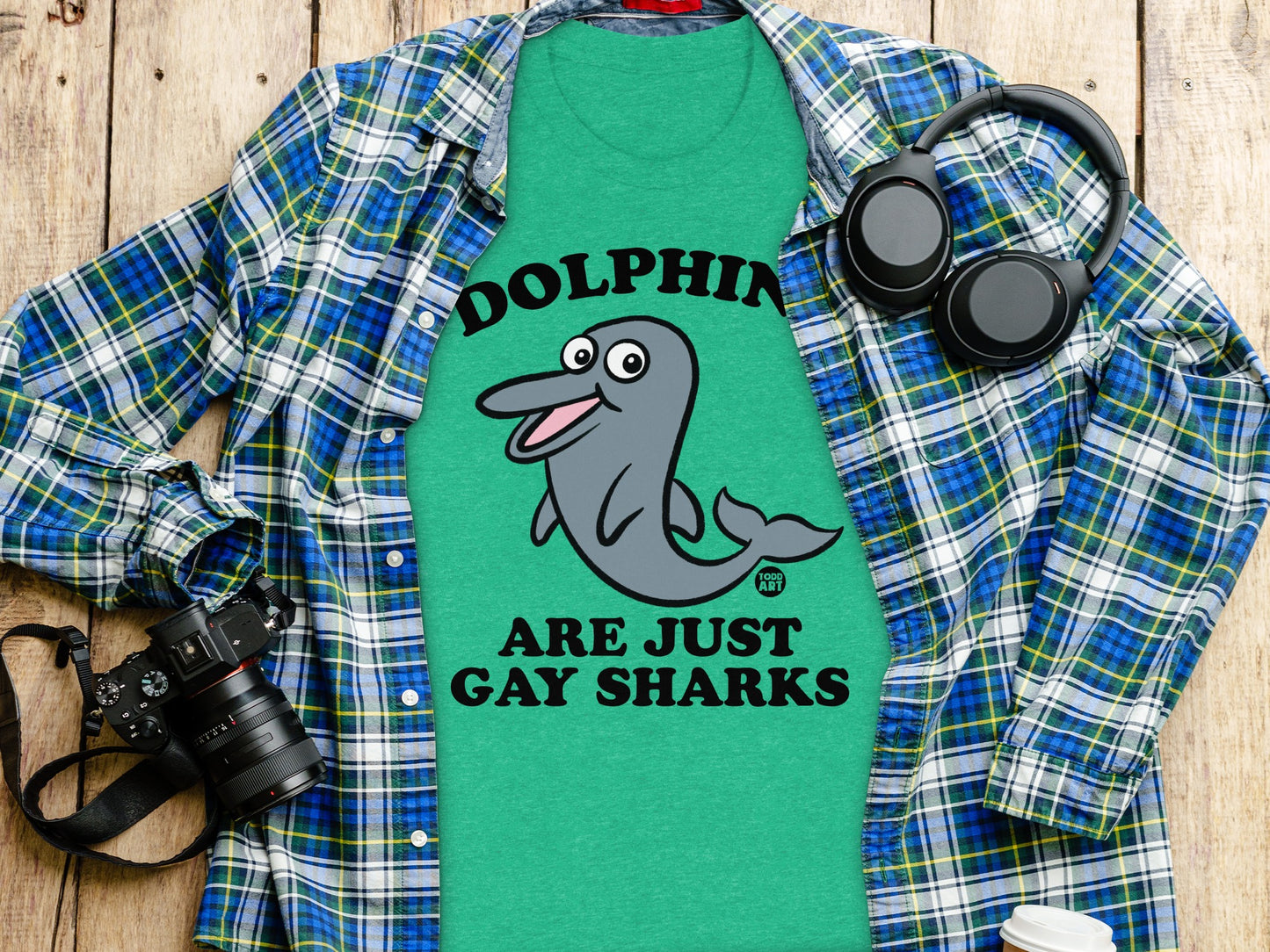 Dolphin Are Just Gay Sharks T-Shirt product
