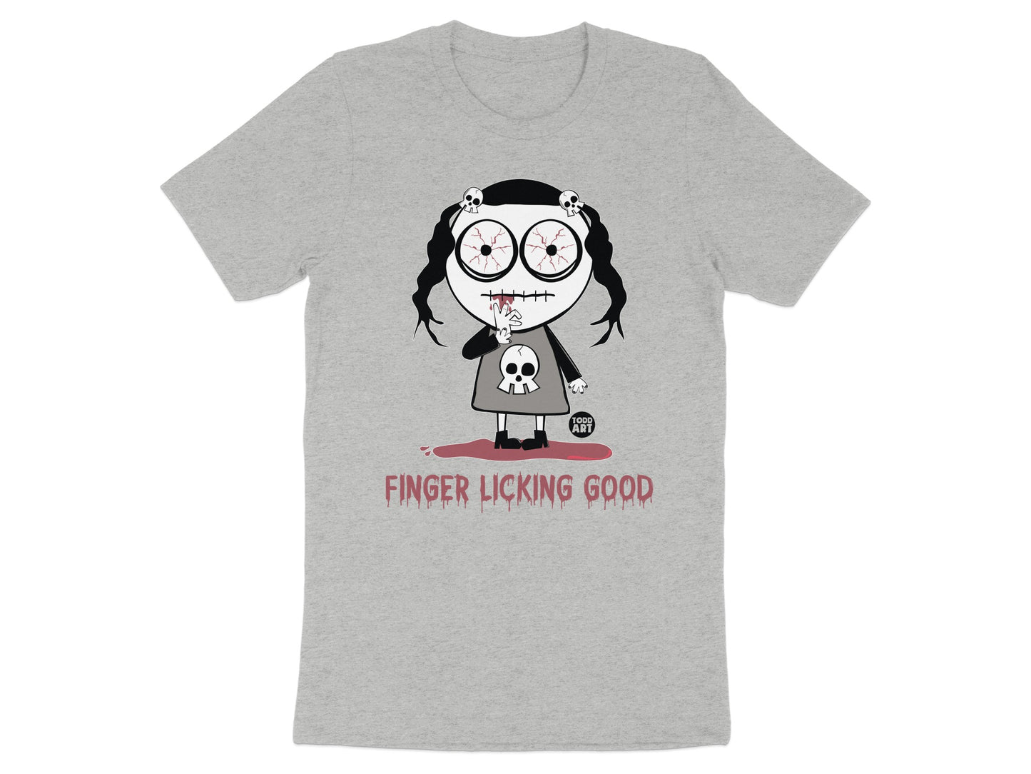 Finger Licking Good Halloween Graphic T-Shirt
