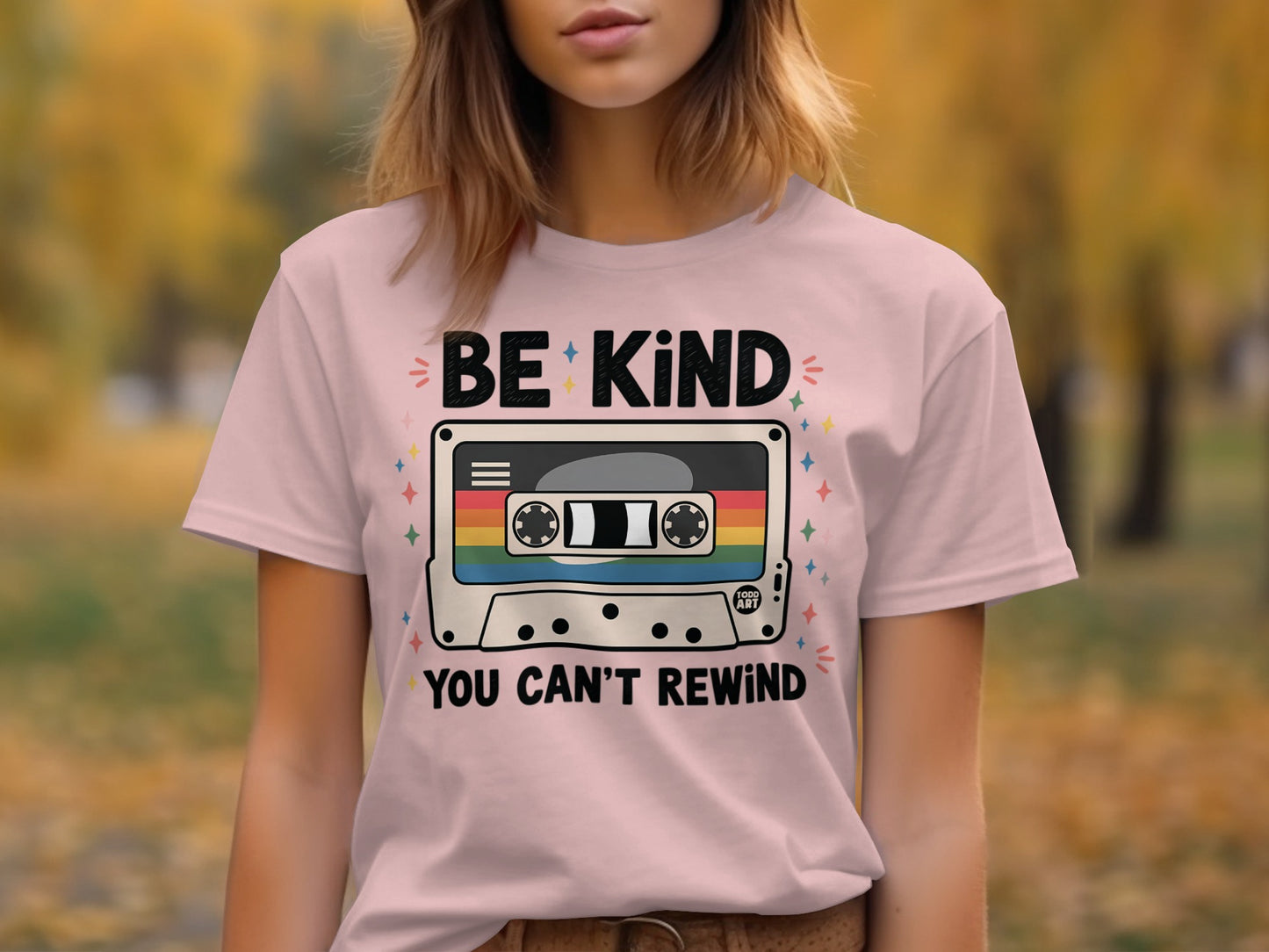 Be Kind You Can't Rewind Retro Graphic T-shirt product type