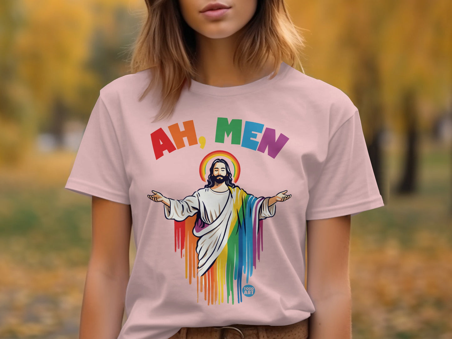 Ah Men Religious Graphic T-Shirt Unique Product