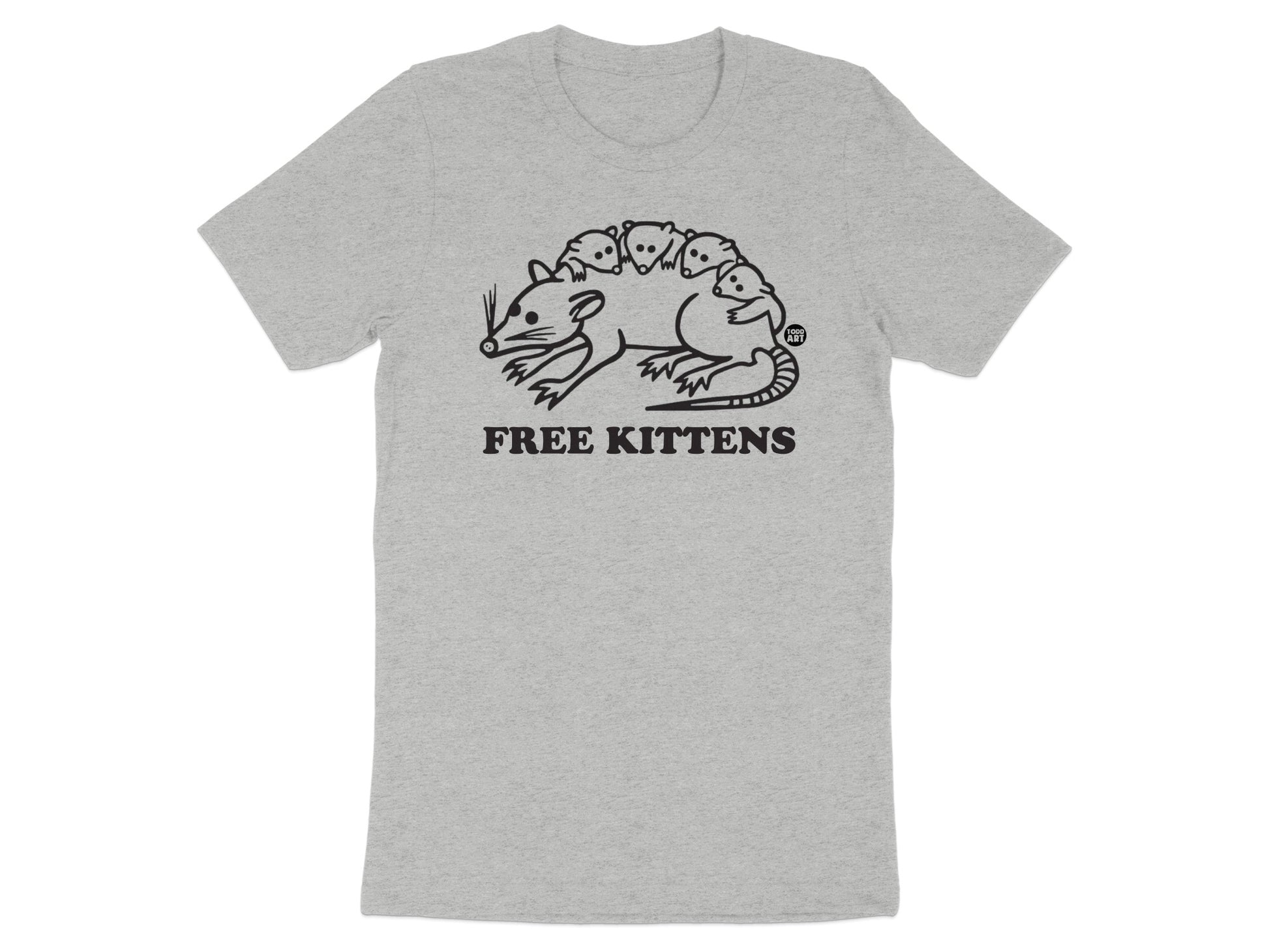 Free Kittens Funny Graphic T-Shirt for Cat Lovers