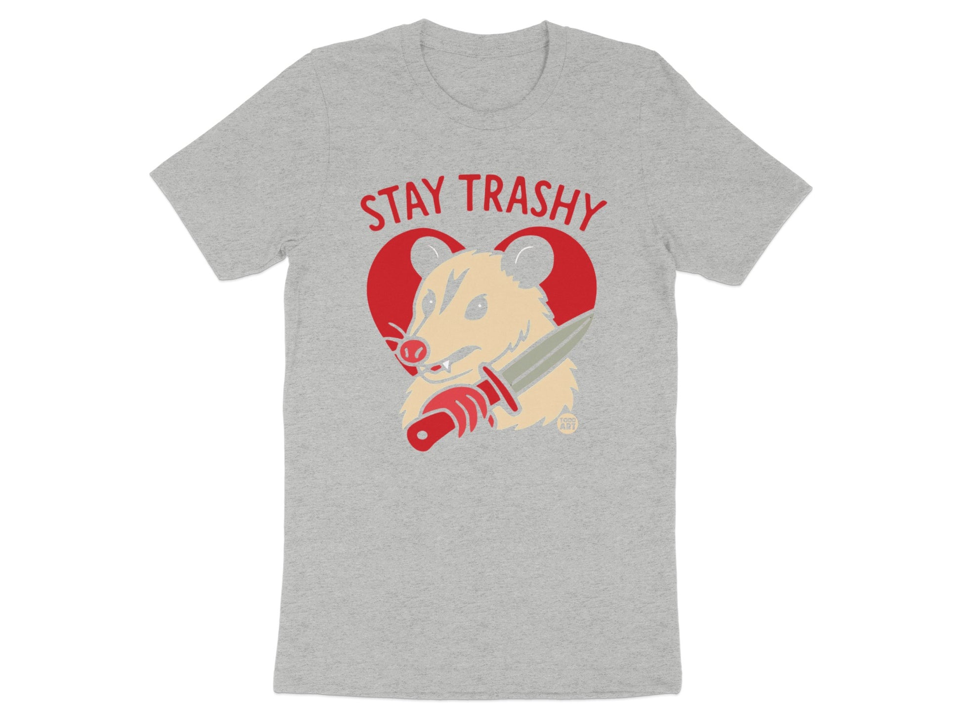 Stay Trashy Funny Opossum Graphic T-Shirt