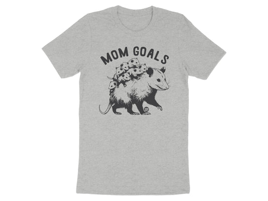 Mom Goals Opossum With Babies Graphic T Shirt