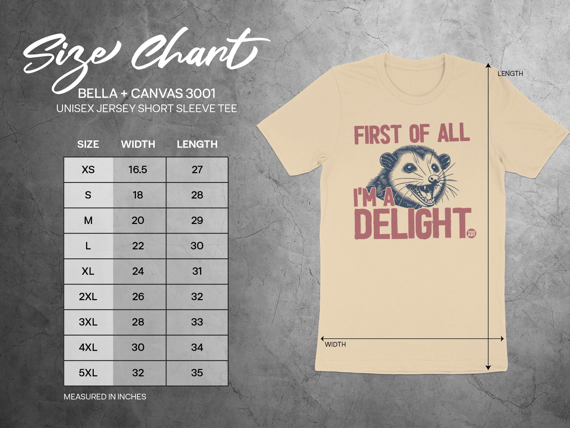 First Of All I'm A Delight Unisex Jersey Short Sleeve Tee