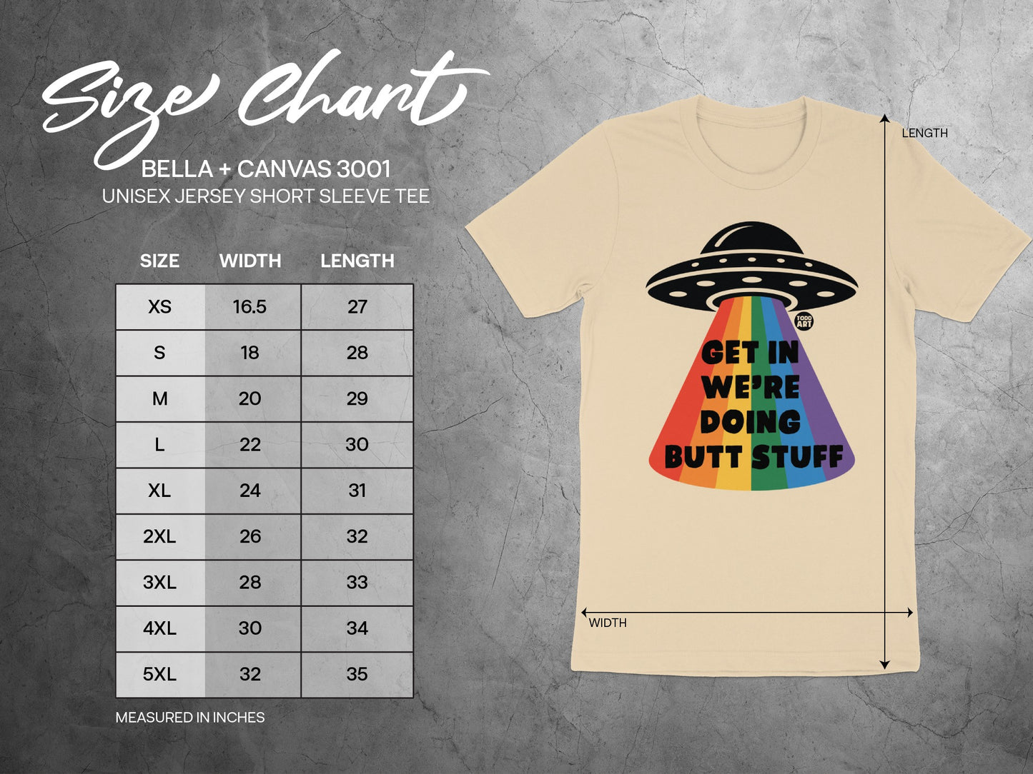 Get In We're Doing Butt Stuff Tee product type