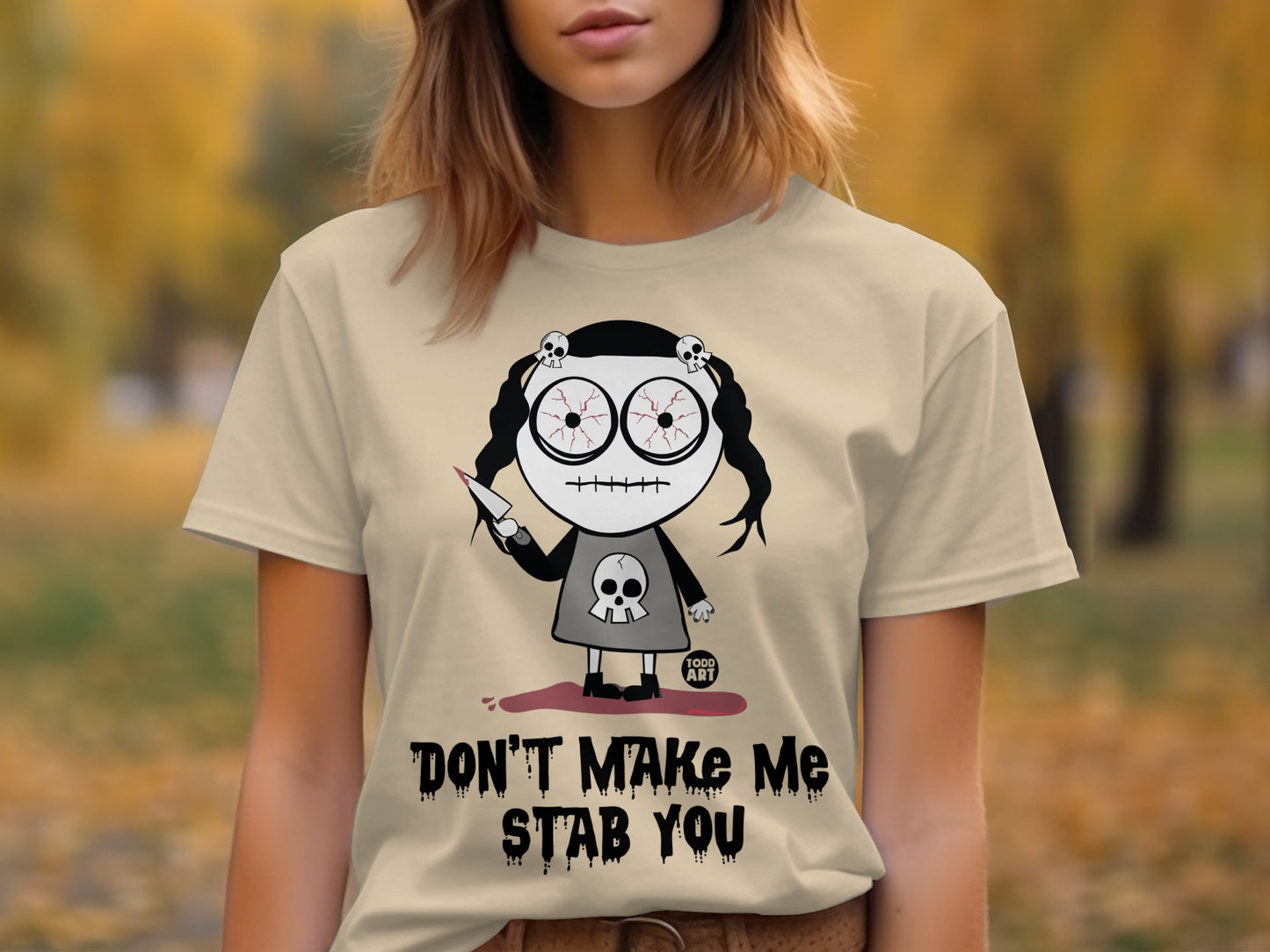 Don't Make Me Stab You Graphic Tee Product