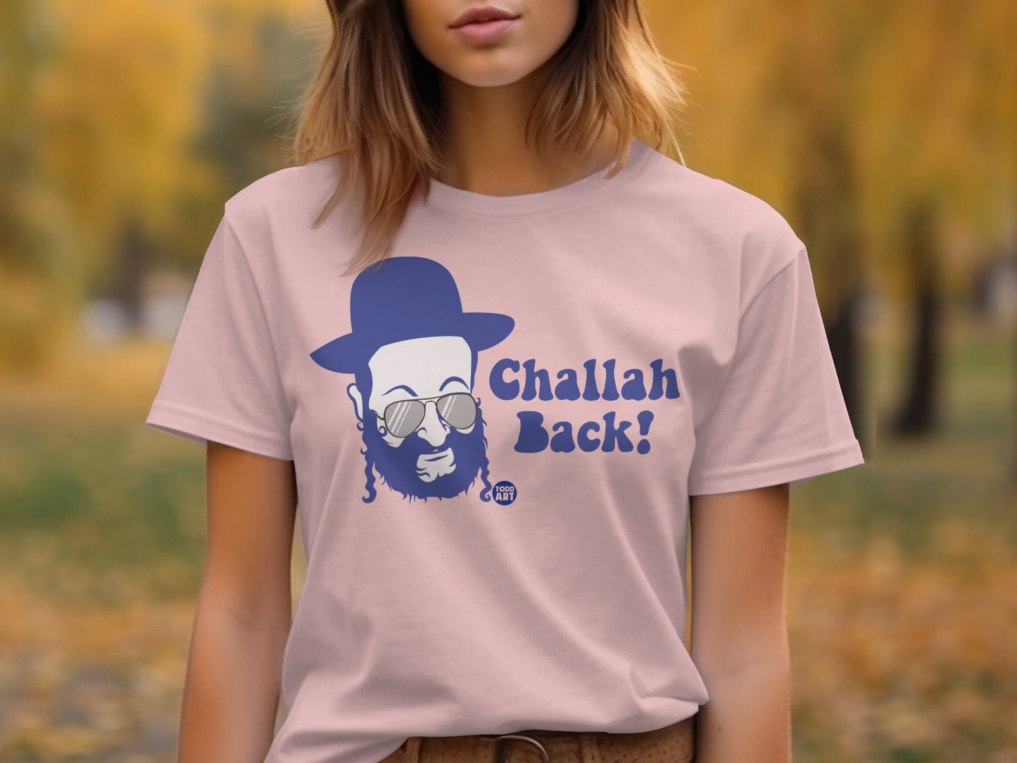 Challah Back Slogan Graphic Tee Shirt product type