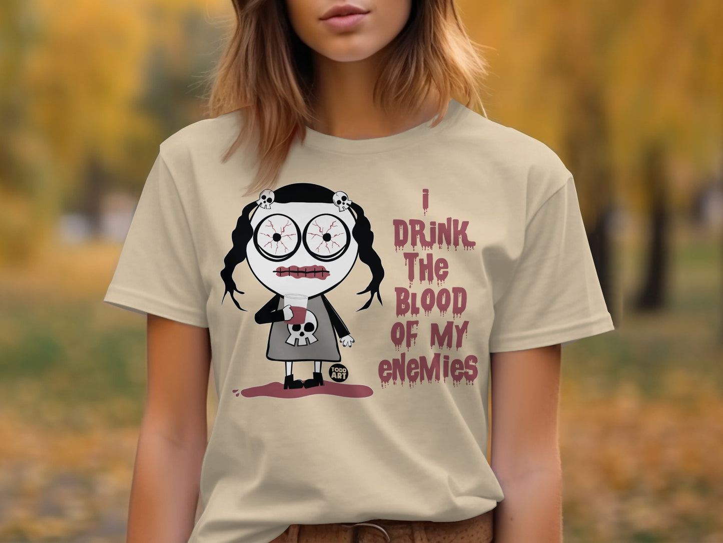 I Drink the Blood of My Enemies Cool Graphic Tee