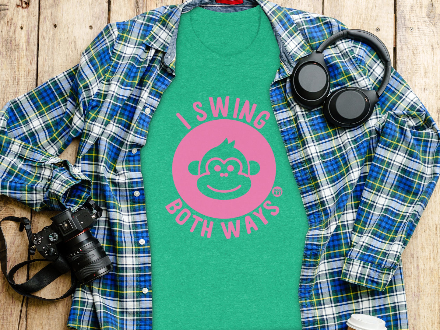 I Swing Both Ways Graphic Tee product