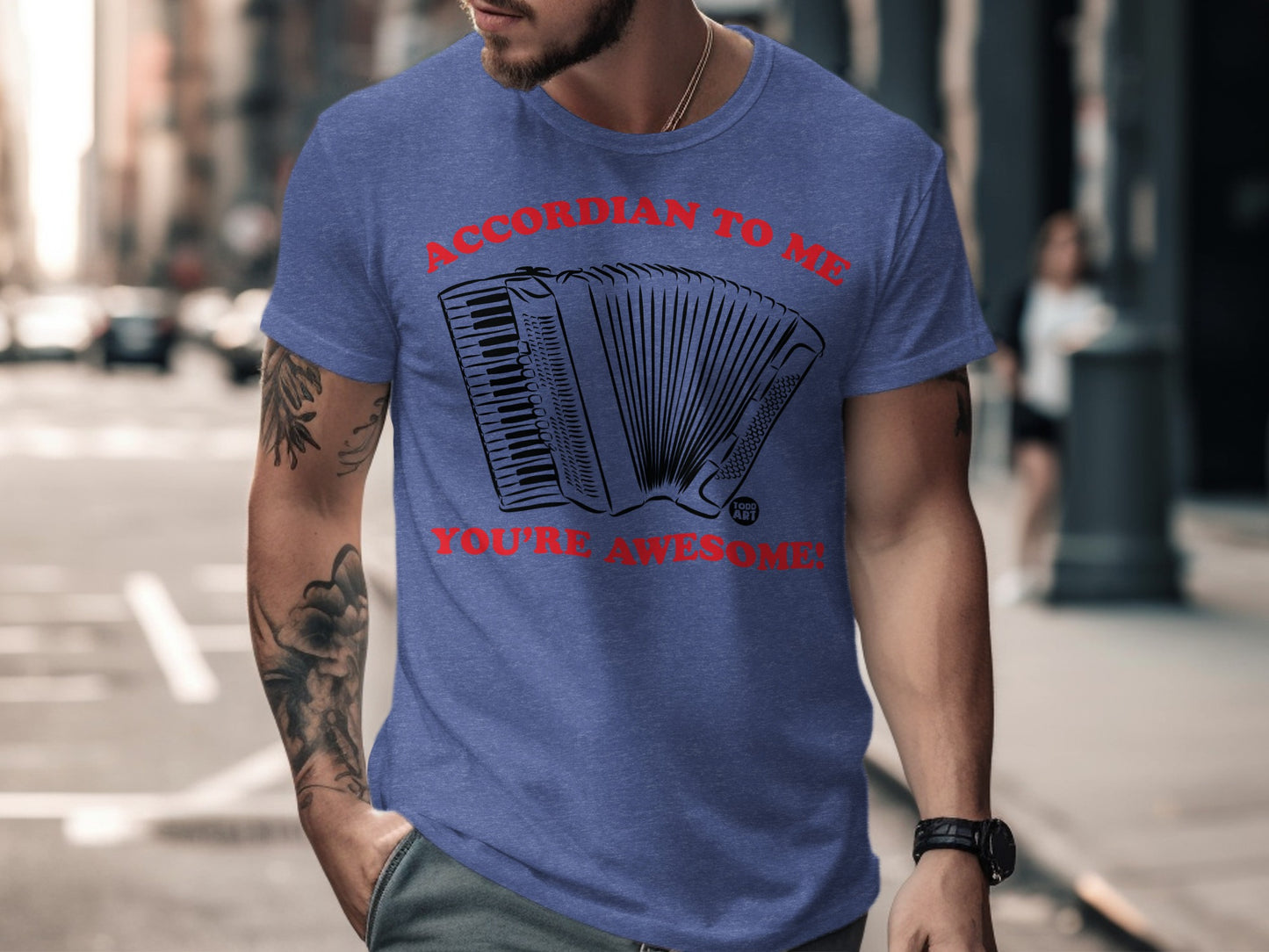 Accordion To Me You're Awesome T-shirt product type
