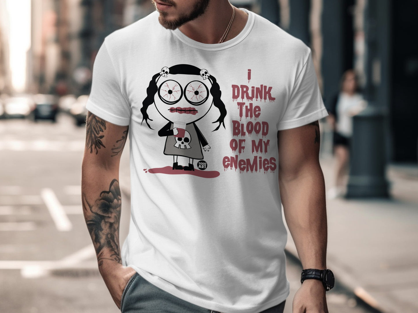 I Drink The Blood Of My Enemies Graphic Tee