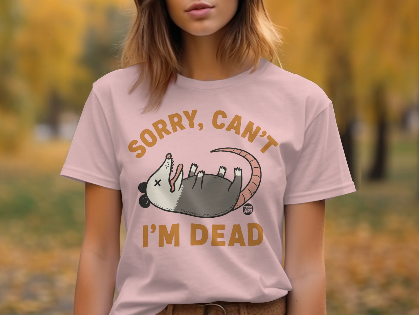 Sorry Can't I'm Dead Graphic T-Shirt product