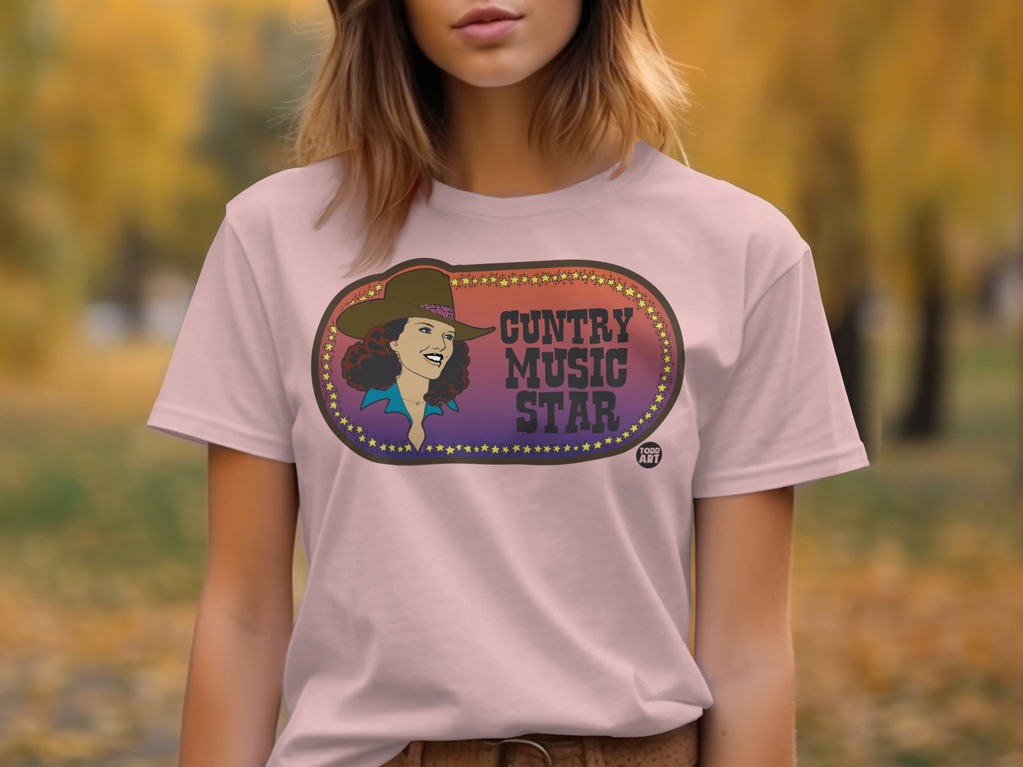 Country Music Star Graphic Tee Shirt product type
